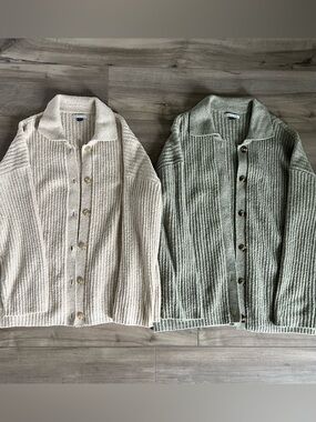 American Eagle Button Down Sweater Bundle
